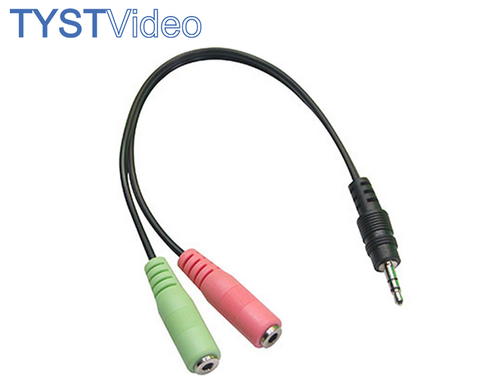 3.5mm單頭轉雙頭耳麥線 3.5mm單頭轉雙頭耳麥線